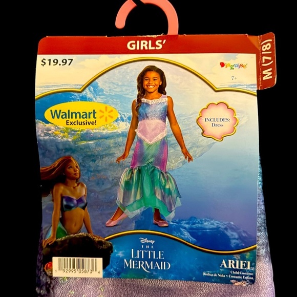 The Little Mermaid Girls’ Ariel Halloween Costume (NWT) - Picture 1 of 5